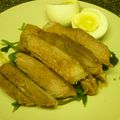 Aaronﾏﾏ's cooksnap of when they made ●豚の酢醤油煮とほうれんそう.