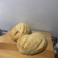 ユカtoマオマオ's cooksnap of when they made 発酵不要な簡単お手軽薄力粉パン.