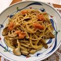 ルリナ's cooksnap of when they made 舞茸と明太子のパスタ.