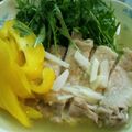☆tomosing☆'s cooksnap of when they made ★シャキシャキ水菜の丸ごと鶏スープ★.