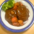 としきん's cooksnap of when they made ビーフシチューで!?煮込みハンバーグ.