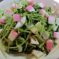 カピぞう's cooksnap of when they made 豆苗のガーリック炒め.
