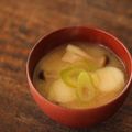 kigiri's cooksnap of when they made ☆さといもベーコン☆酒粕入り味噌汁.