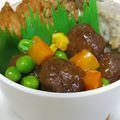 たつとものママ's cooksnap of when they made いろどりアップ☆お弁当ミートボール.