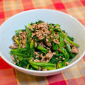 kitty_m3's cooksnap of when they made 簡単美味しいほうれん草とひき肉の炒め物.