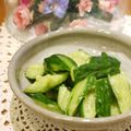 るるおか's cooksnap of when they made きゅうりの冷菜☆本場中華味.