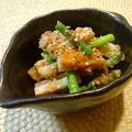 Ｔ，ＳＡＥＫＯ's cooksnap of when they made *にんにくの芽とちくわの梅味噌山葵和え*.