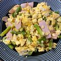 こはるママ♡'s cooksnap of when they made アスパラガス・ハム・卵のマヨ炒め.