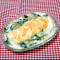 ★しょーこ★'s cooksnap of when they made 卵とほうれん草の豆乳グラタン.