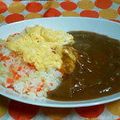 ☆★ひよこ★☆'s cooksnap of when they made 残りカレーが変身♪とろ～りオムカレー☆.