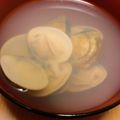 はぎのこ's cooksnap of when they made □はまぐりのすまし汁□.