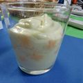 ぽっぽぺぺ's cooksnap of when they made アボガドバナナの飲む豆乳ヨーグル.