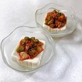 みぽぽ37's cooksnap of when they made キムチオクラ冷奴☆夏野菜☆ダイエット.
