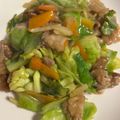 かんじきんぐ's cooksnap of when they made 豚ばら肉とキャベツのオイスターソース炒め.