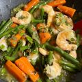 ame-ikuru's cooksnap of when they made エビとスナップエンドウ炒め.