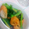 タカシィ's cooksnap of when they made ‡小松菜とごぼう天のちりめん煮‡.