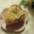 miyuki12's cooksnap of when they made 簡単　・　風味豊かな　アーモンドおにぎり.