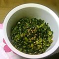 kumichon's cooksnap of when they made 大根葉の炒め物.