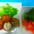 ゆきちむルシェル's cooksnap of when they made 塩麹入り☆鶏胸肉青じそチーズ巻きフライ.