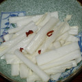 maronkuro's cooksnap of when they made あとをひく　白菜の芯の甘酢漬け.