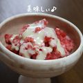 アカほっぺ's cooksnap of when they made 本当の氷いちご.