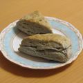 もんしゅしゅ's cooksnap of when they made さくふわ❤ブルーベリークリームスコーン✿.