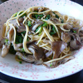 ゆいランラン's cooksnap of when they made 菜の花と舞茸の和風ジンジャーパスタ.