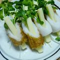 京都二人暮らしの食卓's cooksnap of when they made 竹輪のかいわれチーズ.