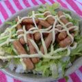 るらちゃん's cooksnap of when they made ✿ポークビッツ てりやき丼✿.