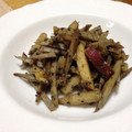pyorohane's cooksnap of when they made さつまいもとごぼうのきんぴら.