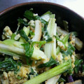 kananmog's cooksnap of when they made 簡単☆わけぎとちくわの塩麹炒め☆.