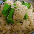 dollyj's cooksnap of when they made 菜の花としらすのご飯.