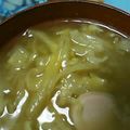 ミーチェタン's cooksnap of when they made 魚肉ソーセージとキャベツのスープ.
