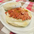 bobitin's cooksnap of when they made 簡単コンビーフとチーズのバゲットサンド.