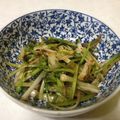 natukiane's cooksnap of when they made 根三つ葉の簡単茎炒め.