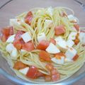 ルルルル～'s cooksnap of when they made トマトの冷製パスタ❤ズボラ流.