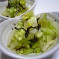 yukiはぴ's cooksnap of when they made 白菜の塩コンブ柚子こしょう和え.