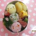 ごりごりら's cooksnap of when they made 三色だんごちゃんのお弁当.