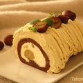cozz's cooksnap of when they made とろけるスフレショコラロールケーキ.