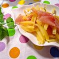 悠おかしゃん's cooksnap of when they made ✿シャキシャキお芋の生ハム和え✿.