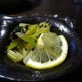 たなか家's cooksnap of when they made 葉っぱも一緒に☆セロリのレモンバター炒め.