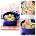 runa10's cooksnap of when they made 緑黄色野菜サラダを使った☆チーズリゾット.