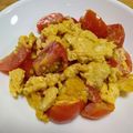 ふみこばあ's cooksnap of when they made トマトと玉子の中華炒め.