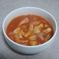 nanonanon's cooksnap of when they made ウィンナーと余り野菜の適当トマト缶煮込み.