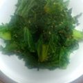 ▷れっど's cooksnap of when they made 激っ辛☆菜っ葉の油炒め♪.