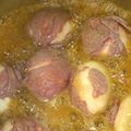 あUT's cooksnap of when they made 肉巻きゆで卵.