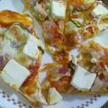 mmyt's cooksnap of when they made ふわふわ生地☆クリームチーズのピザ.