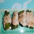 チヒナコ's cooksnap of when they made ヘルシ～簡単★梅しそ長いもの豚肉巻き★.