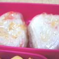 yamita's cooksnap of when they made お弁当に　◎海老天風おにぎり◎.