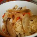 秘伝のタレ's cooksnap of when they made 中華風☆きのこと豚の炊き込みご飯♪.